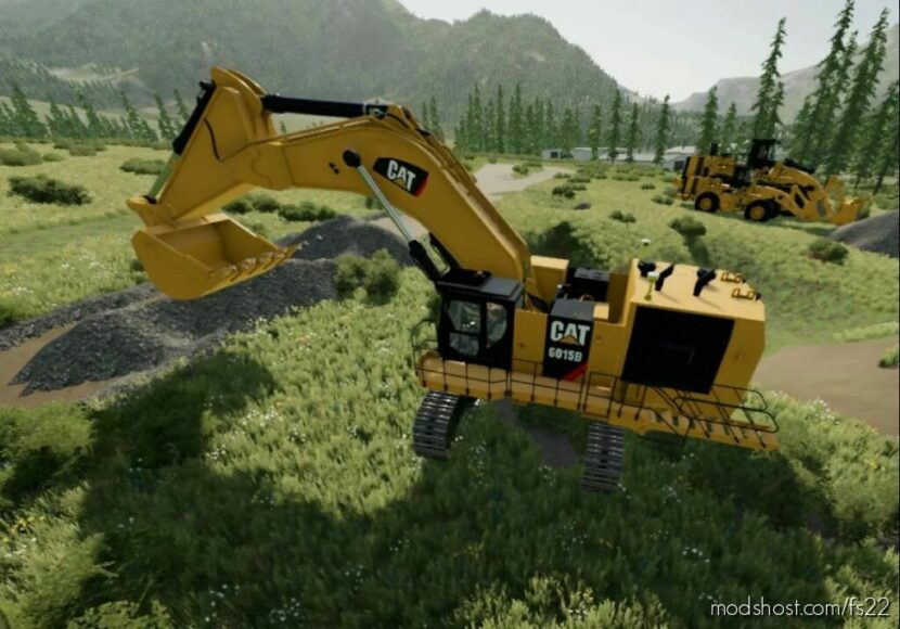 FS22 Caterpillar Forklift Mod: CAT 6015B (Featured)