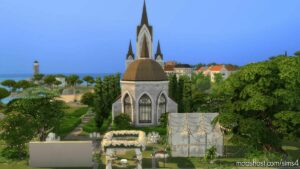 Sims 4 House Mod: Wedding Chapel – NO CC (Image #9)