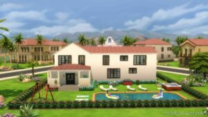 Sims 4 Mod: Carnation House 5 BED 4 Bath – NO CC (Image #3)