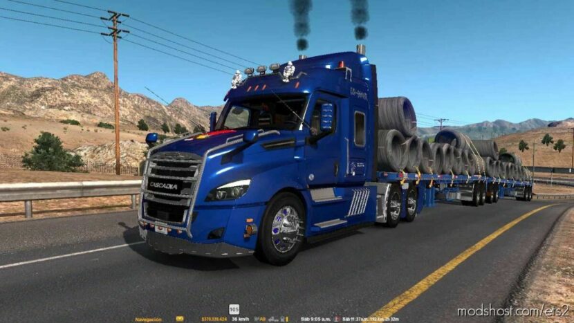 ETS2 Freightliner Truck Mod: Freightlner Cascadia 2019 1.4X (Featured)