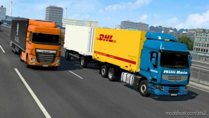 ETS2 BDF Part Mod: System Addon For Renault T Range/Premium 1.43 (Featured)