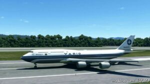 MSFS 2020 Boeing Livery Mod: 747-8I Varig 4K NO Mirroring (Image #2)