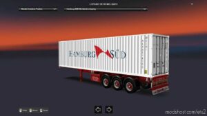 ETS2 Standalone Mod: Weeda D-Tec Container Trailer Updated 1.43 (Image #2)