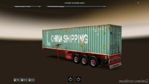 ETS2 Standalone Mod: Weeda D-Tec Container Trailer Updated 1.43 (Image #3)