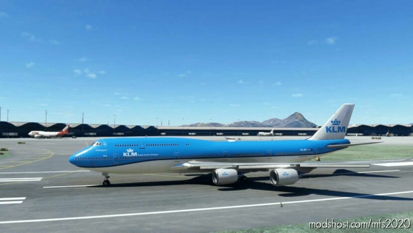 MSFS 2020 4K Livery Mod: Boeing 747-8I KLM NEW 4K NO Mirroring (Featured)