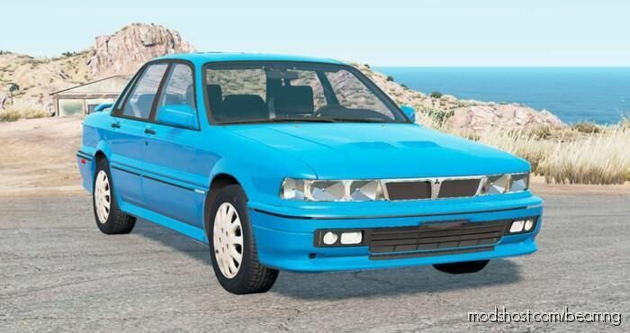 BeamNG Mitsubishi Car Mod: Galant VR-4 1989 (Featured)