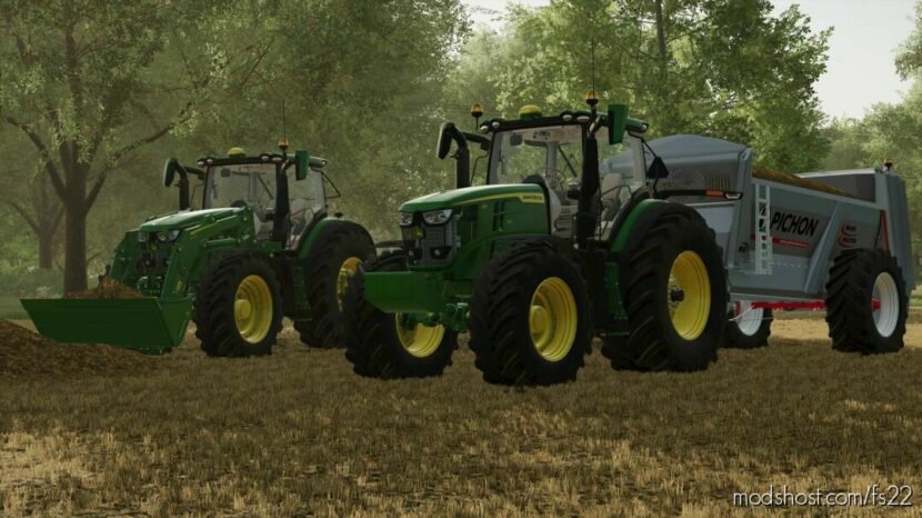 FS22 John Deere Tractor Mod: 6R 2021 US (Featured)