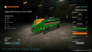 FS22 Amazone Mod: Citan 15001 Seeder (Image #2)