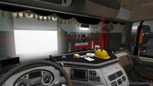 ETS2 Part Mod: Addons For Cabin Accessories DLC V3.9 1.43 (Image #3)