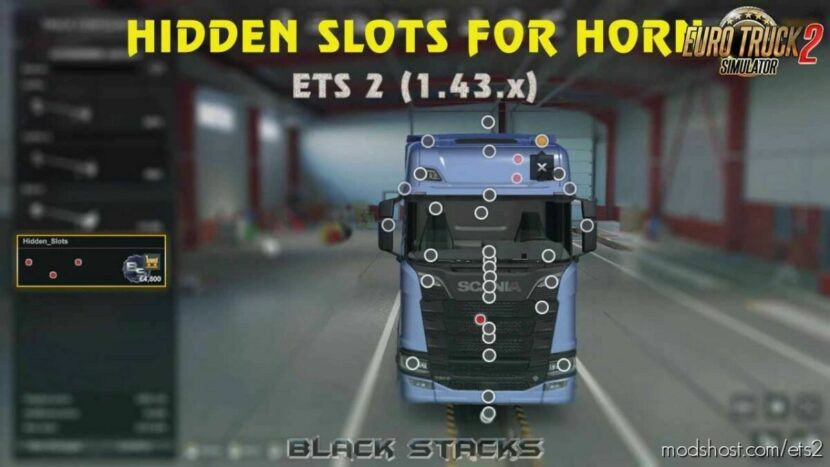 ETS2 Part Mod: Hidden Slots For Horn Addons – 1.43 (Featured)