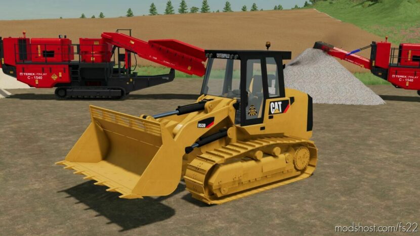 FS22 Caterpillar Forklift Mod: CAT 953D Crawler Loader (Featured)