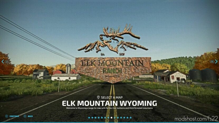 FS22 Map Mod: ELK Mountain Wyoming (Featured)