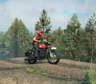 SnowRunner Vehicle Mod: Royal Enfield 500 With Dummy Rider (Image #2)