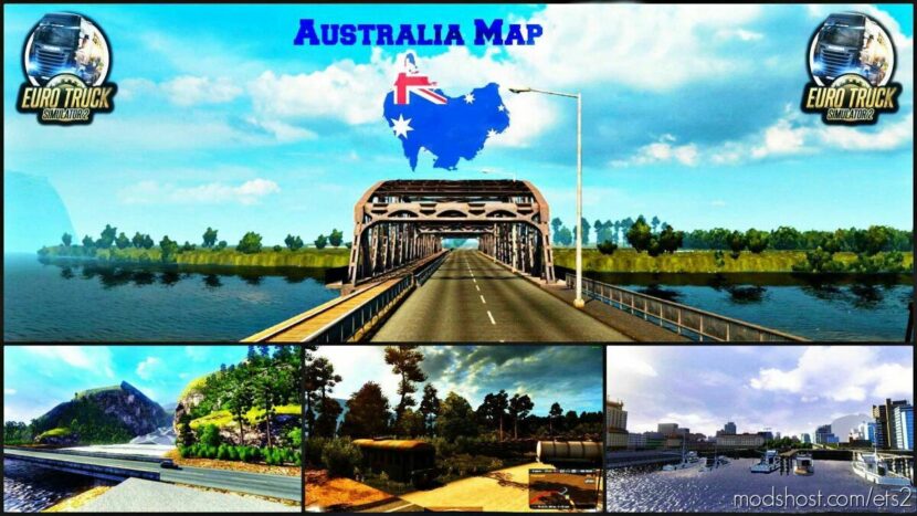 ETS2 RusMap Mod: Australia (Tasmania) Map V5.3.1 1.43 (Featured)