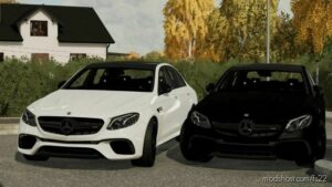 FS22 Mercedes-Benz Car Mod: Mercedes Benz E63S AMG 2018 (Image #4)