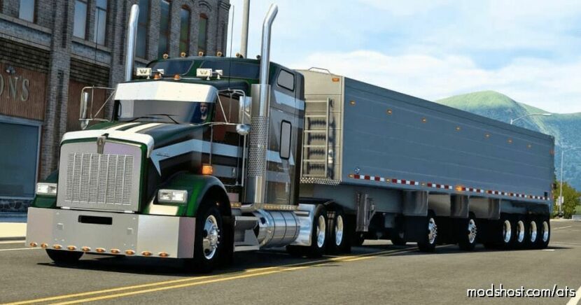 ATS Standalone Trailer Mod: Titan Thin Wall END Dump Ownable 1.43 (Featured)