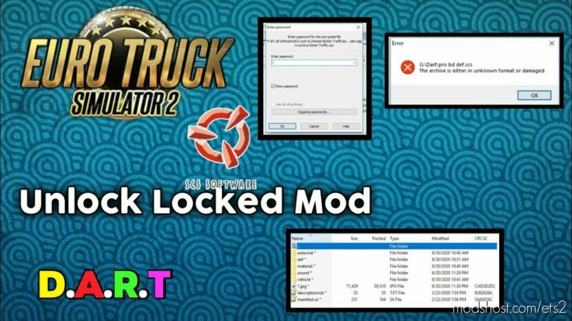 ETS2 Mod: Dart 2.0 SCS Extractor 1.43 (Featured)