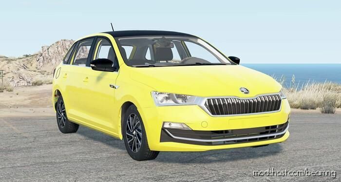 BeamNG Skoda Car Mod: Rapid Spaceback 2020 (Featured)