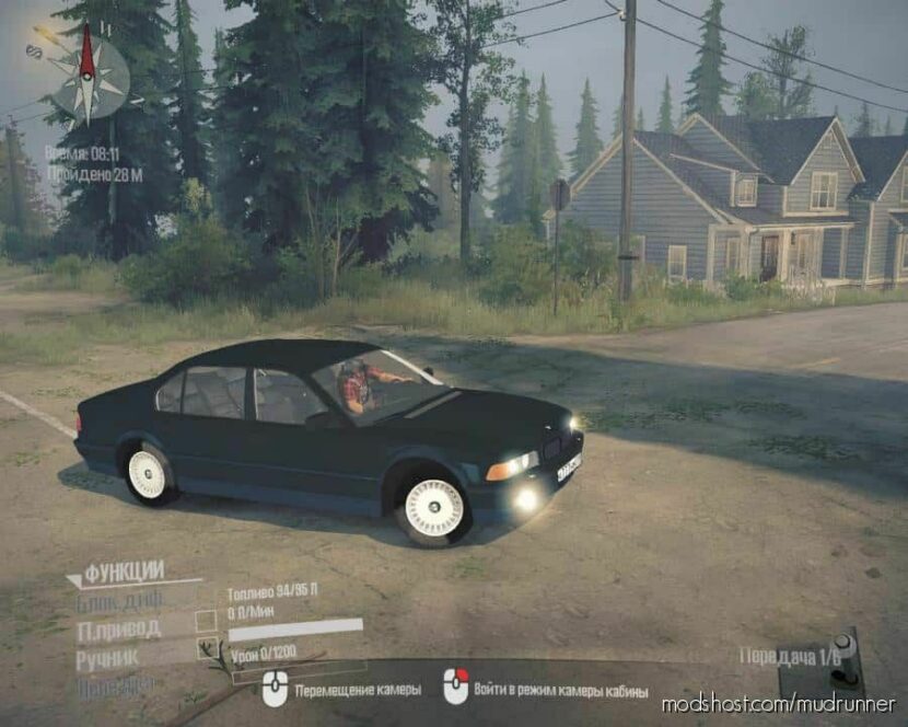 MudRunner BMW Car Mod: 750LI E38 Mod V2.26 (Featured)