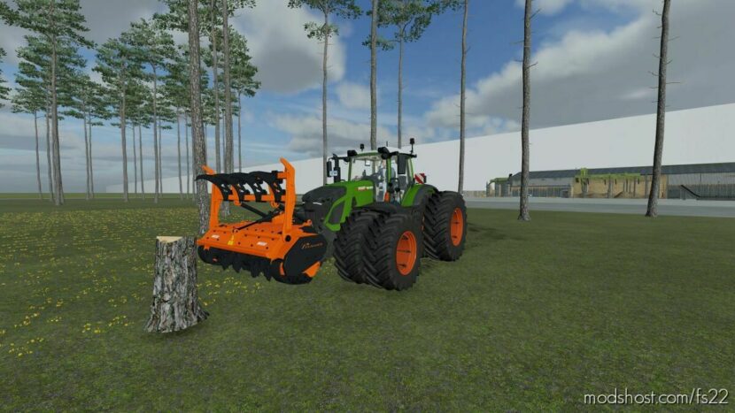 FS22 Mod: High Speed Stump Grinder (Featured)