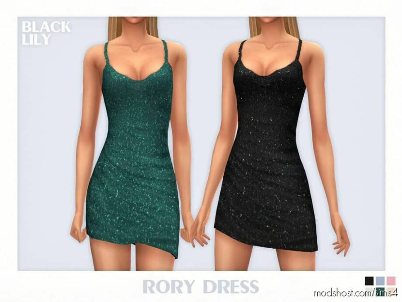 Sims 4 Female Clothes Mod: Rory Dress (Featured)