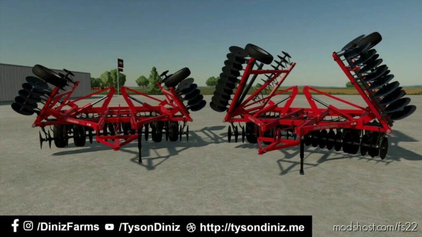 FS22 Case IH Cultivator Mod: 490 Tandem Disk (Featured)