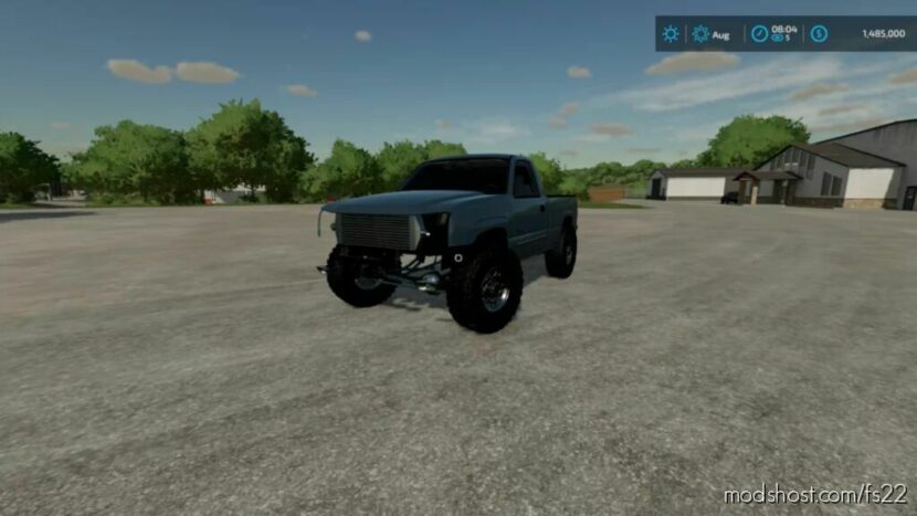 FS22 Chevy Car Mod: Junk Yard/ Wrecked 2006 Chevy HD2600 (Featured)