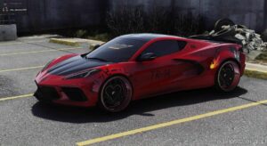 GTA 5 Chevrolet Vehicle Mod: Trippie Redd Chevrolet Corvette C8 Stingray V1.1 (Featured)