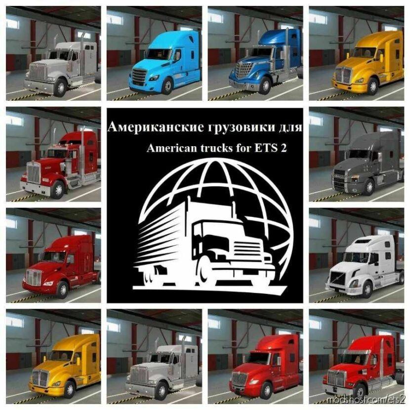 ETS2 Mod: American Truck Pack Rebranding 1.43 (Featured)