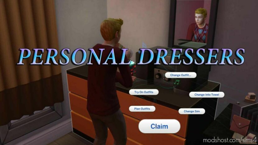 Sims 4 Mod: Personal Dressers (Featured)