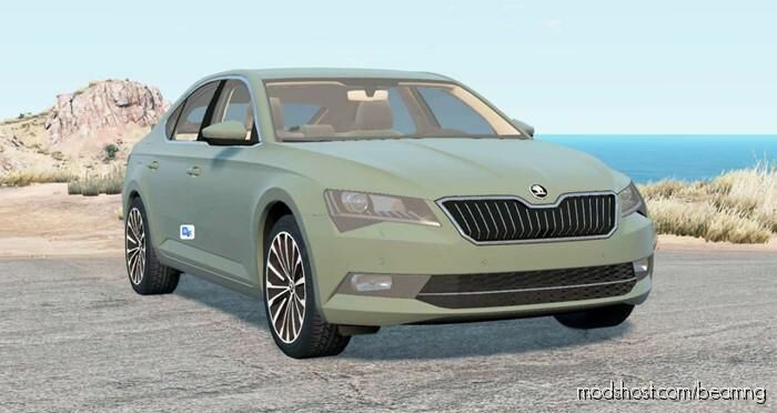 BeamNG Skoda Car Mod: Superb (3V) 2019 (Featured)