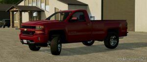 FS22 Chevy Car Mod: 2017 Chevy Silverado 1500 Single CAB Long BED (Image #3)