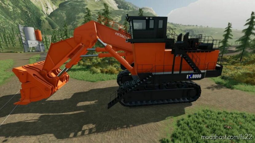 FS22 Hitachi Forklift Mod: 8000 EX (Featured)