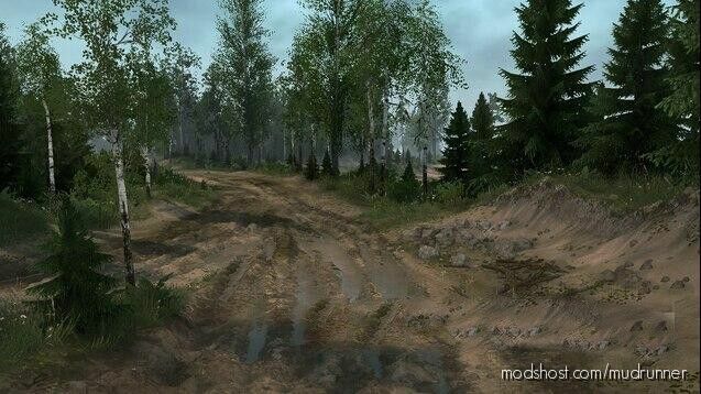 MudRunner Village Map Mod: Lumberjack Village – Rework V19.03.22 (Featured)