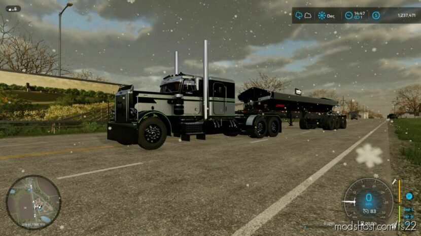 FS22 Peterbilt Truck Mod: 359 Peterbilt (Featured)