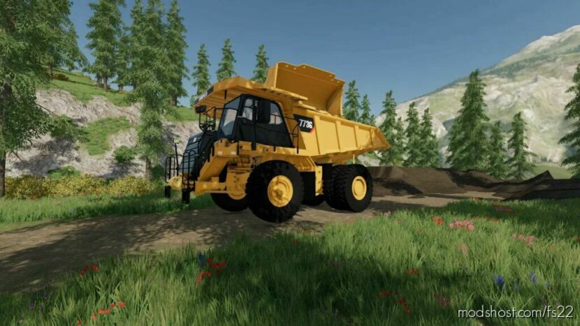 FS22 Caterpillar Vehicle Mod: CAT 773 (Featured)