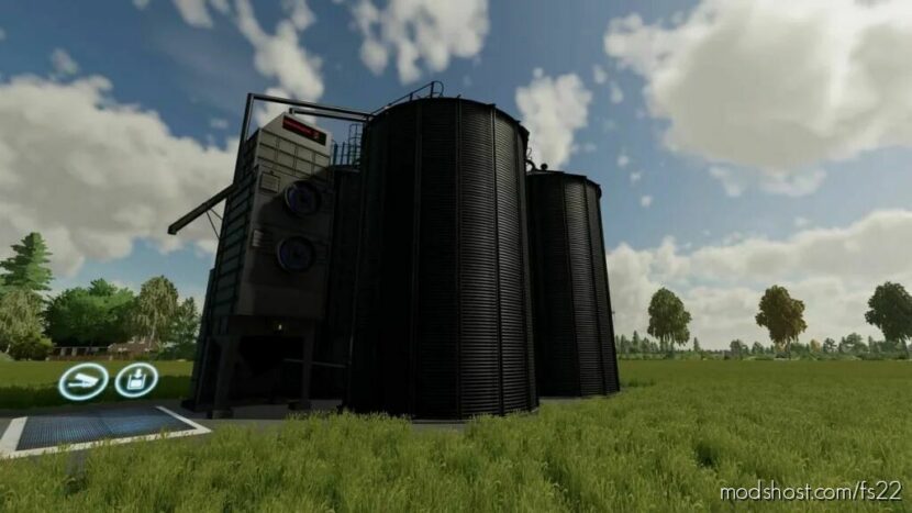 FS22 Placeable Mod: Raw material distribution silo (Featured)