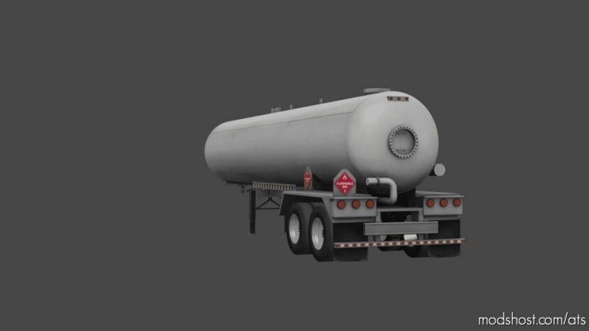 ATS Trailer Mod: Ownable GAS Tanker V1.2 1.43 (Featured)