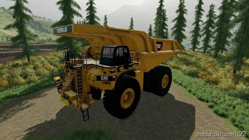 FS22 Caterpillar Vehicle Mod: CAT 795 FAC (Featured)