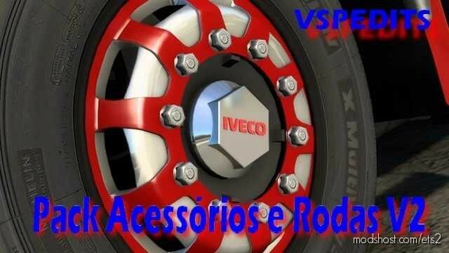 ETS2 Wheels Part Mod: Pack DE Rodas E Acessórios V2 (Featured)