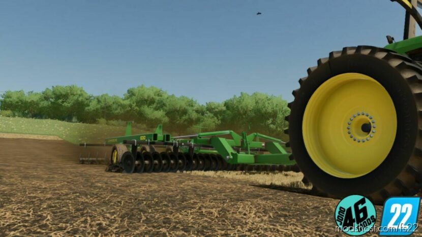 FS22 John Deere Cultivator Mod: 630 22FT (Featured)