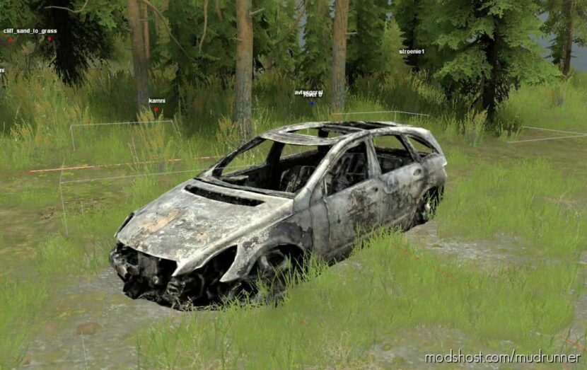 MudRunner Material Mod: Burnt CAR Editor (Featured)