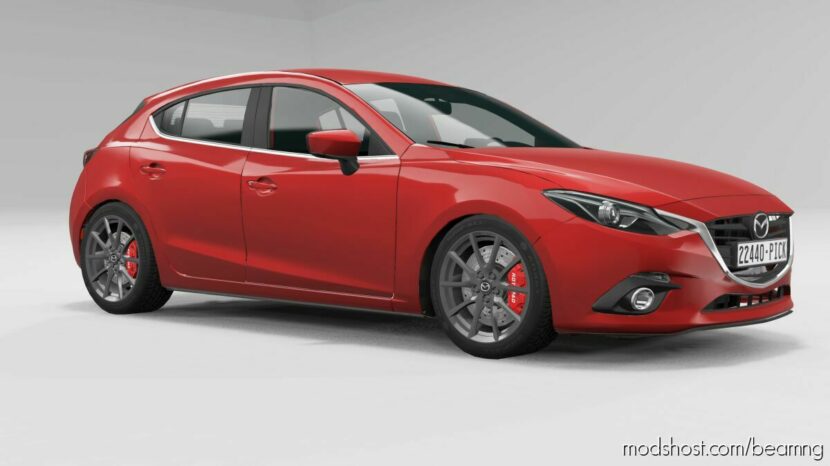 BeamNG Car Mod: MAZDA 3 (Featured)