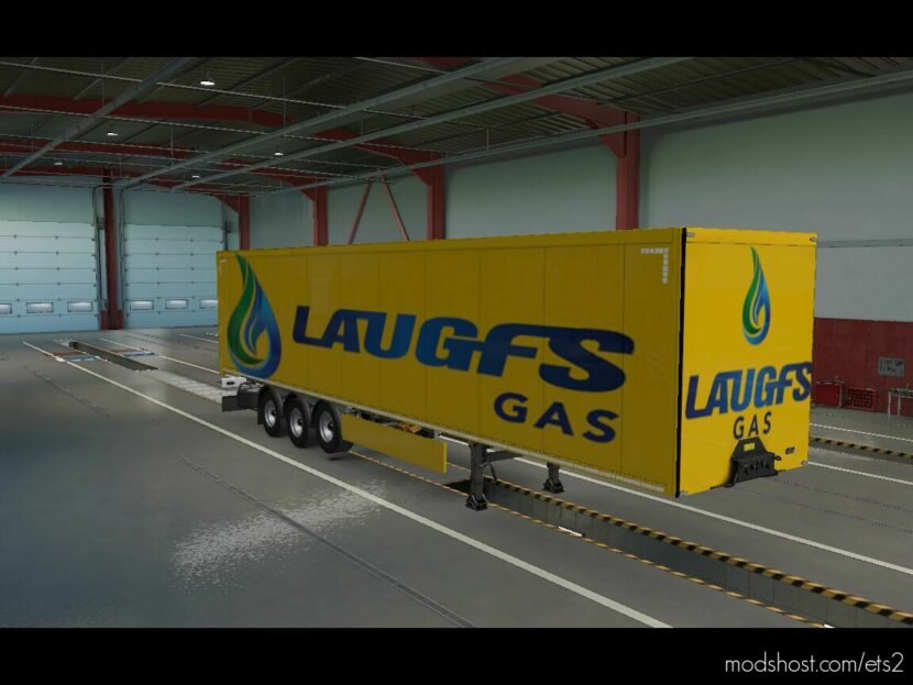 ETS2 Mod: Laugfs GAS Trailer Skin Mod (Featured)