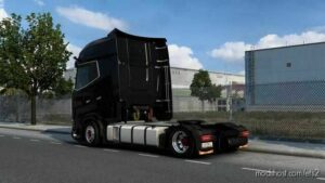 ETS2 DAF Part Mod: LOW Deck Chassis Addon For DAF 2021 V1.3 1.43 (Image #2)