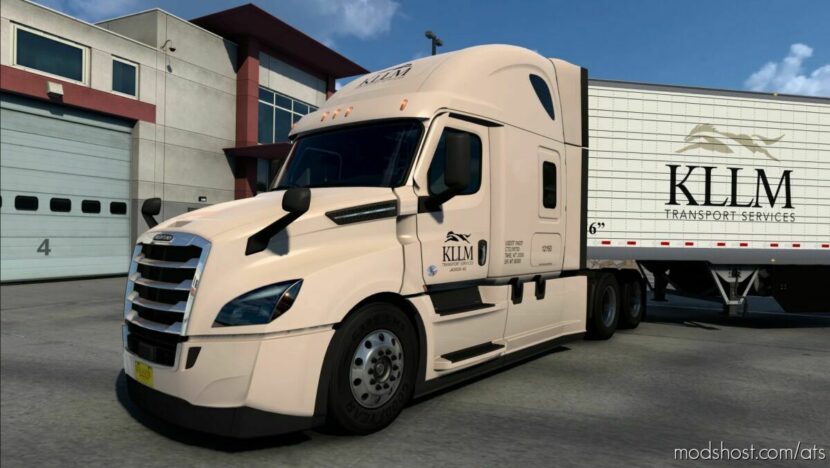 ATS Freightliner Skin Mod: Kllm Transport Services (Featured)