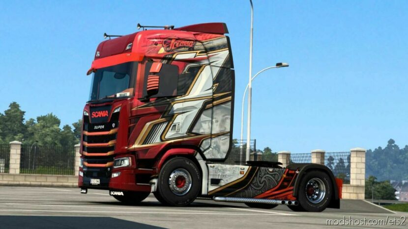 ETS2 Scania Mod: S Kimi Raikkonen Skin (Featured)