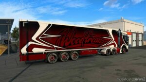 ETS2 Scania Mod: Woodtrans Skin (Image #2)