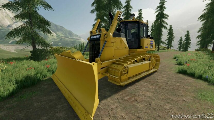 FS22 Komatsu Forklift Mod: D65Pxi (Featured)