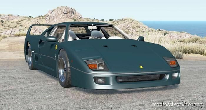 BeamNG Ferrari Car Mod: F40 1988 (Featured)